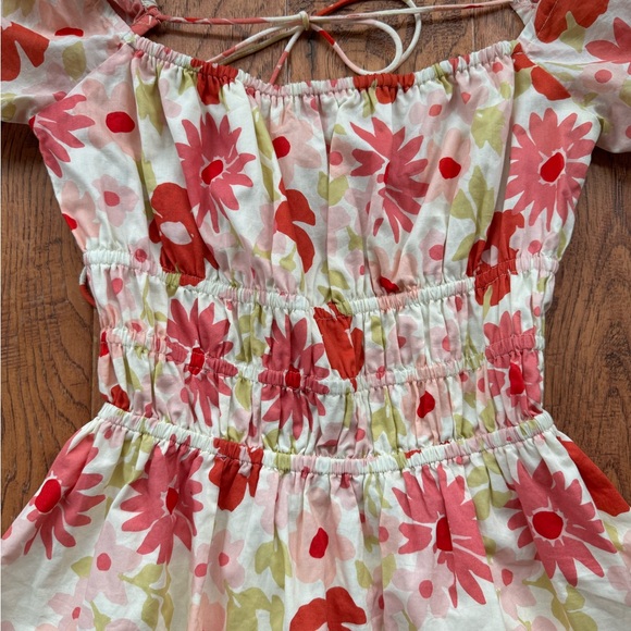 Sabo Skirt Darling Floral Mini Dress Womens Size S - Picture 4 of 11